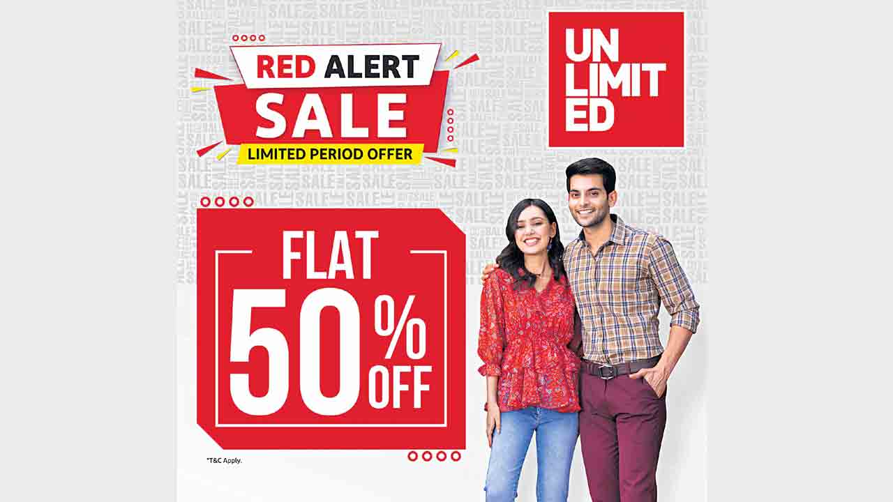 అన్‌లిమిటెడ్‌లో 50 శాతం రాయితీ