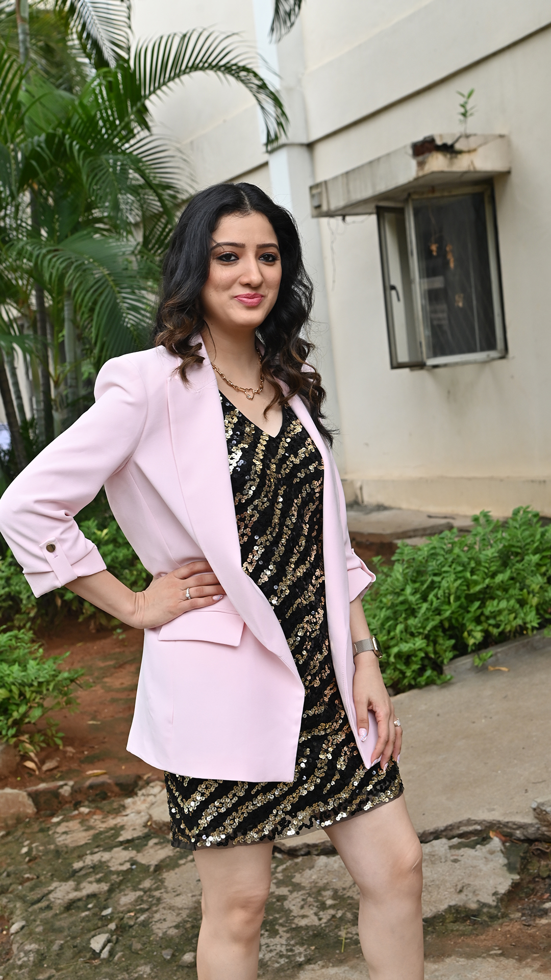 Richa Panai At Circle Movie Promotions Photos