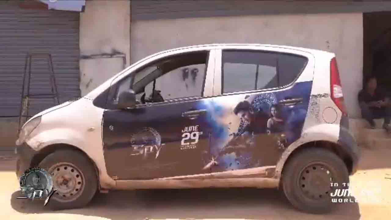 SPY | స్పై ప్రమోషన్స్ లో నిఖిల్ టీం బిజీబిజీ.. వీడియో వైరల్