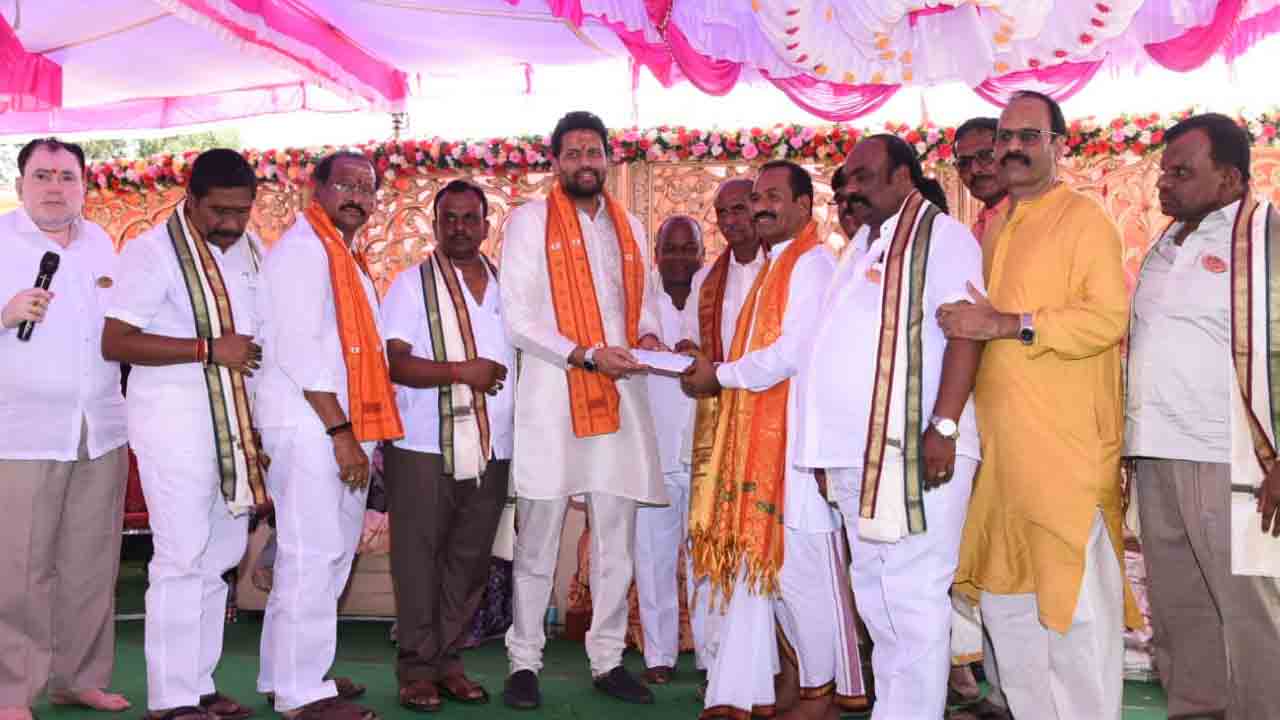 Srisailam | శ్రీశైలంలో ఆర్యవైశ్య నిత్యాన్నదాన భవనానికి రూ.కోటి విరాళం