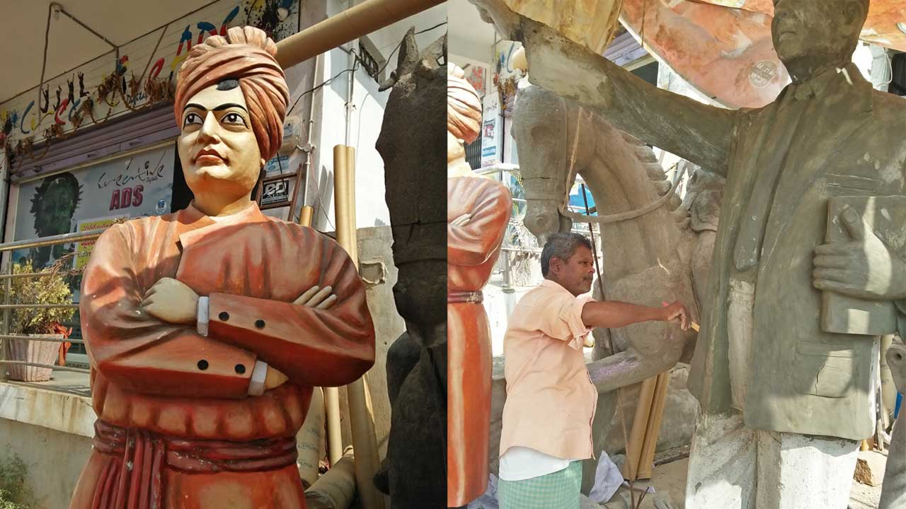 బొమ్మలకు జీవం..