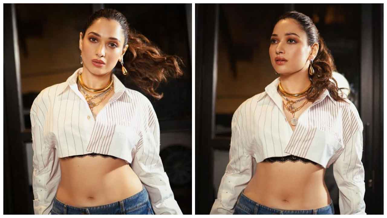 Tamannaah Bhatia | చిట్టిన‌డుముతో మెస్మ‌రైజ్ చేస్తున్న తమన్నా..