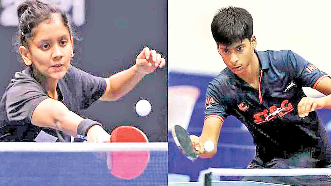యూటీటీ లీగ్లో శ్రీజ, స్నేహిత్