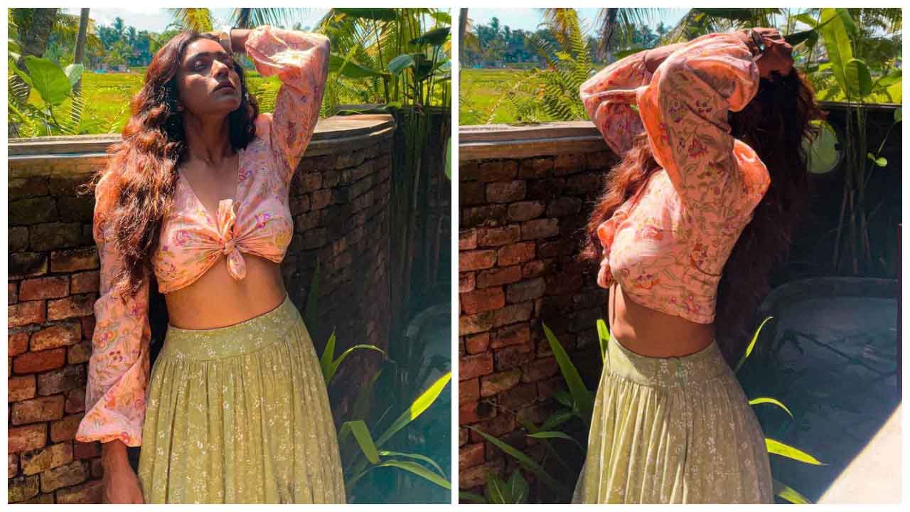 Vithika Sheru | గులాబీ డ్రెస్‌లో కైపెక్కిస్తున్న భీమవరం బ్యూటీ వితికా షేరు..