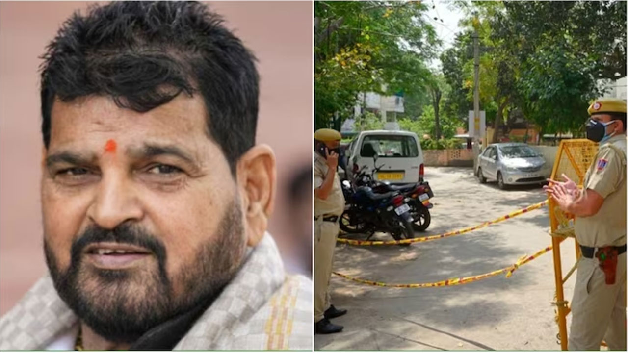 Brij Bhushan: బ్రిజ్ భూష‌ణ్ ఇంటికి పోలీసులు.. 12 మంది నుంచి వాంగ్మూలం సేక‌ర‌ణ‌