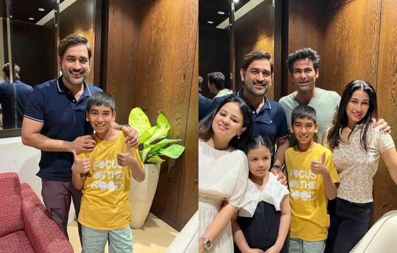 MS Dhoni | ఎయిర్‌పోర్ట్‌లో ధోనీ.. మ‌హీ ఫ్యామిలీతో మాజీ ఆట‌గాడి ఫొటోలు వైర‌ల్