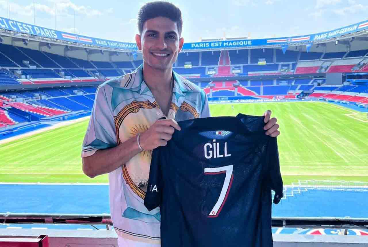 Shubhman Gill | ఫుట్‌బాల్ జెర్సీతో శుభ్‌మ‌న్ గిల్.. వావ్ అంటున్న ఫ్యాన్స్