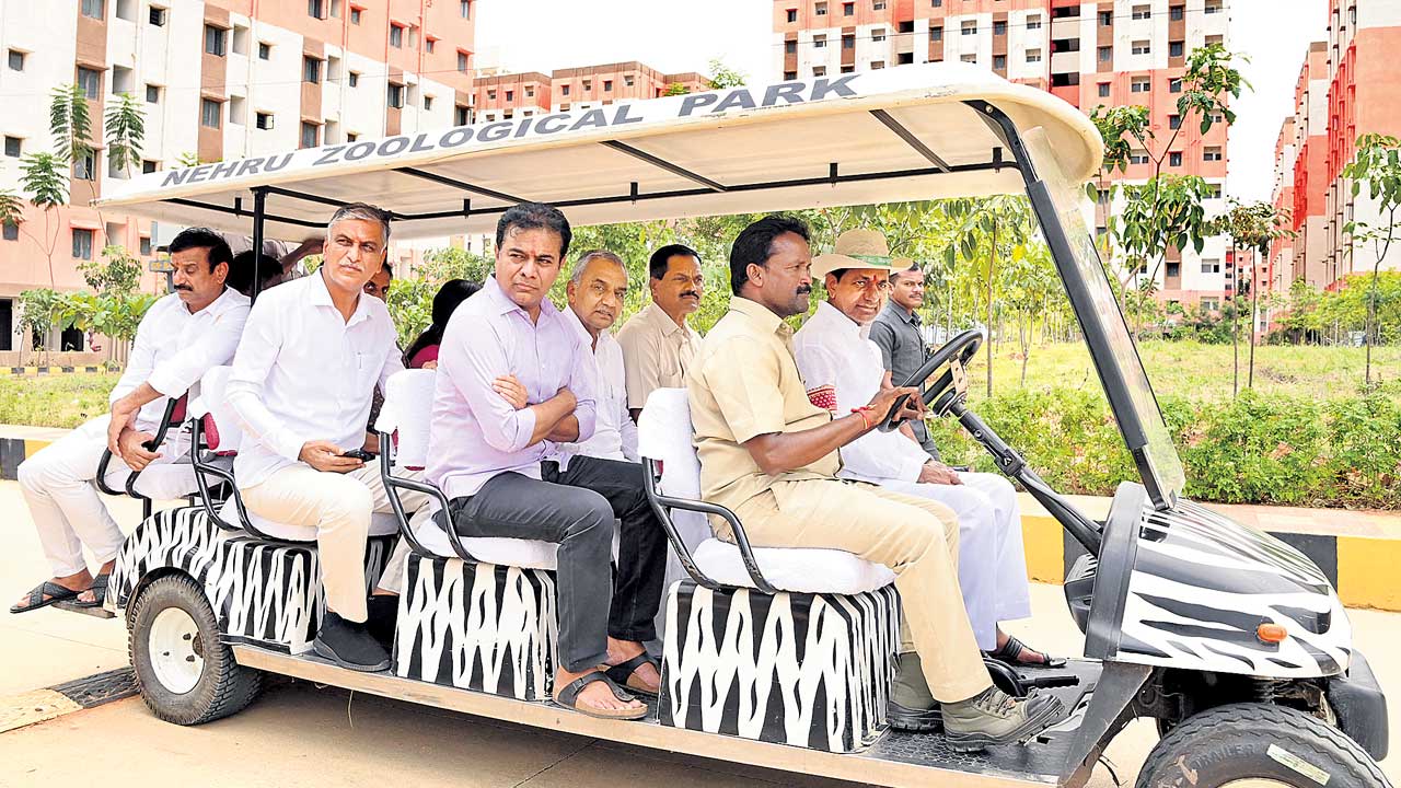 Ktr Kcr Harish Rao