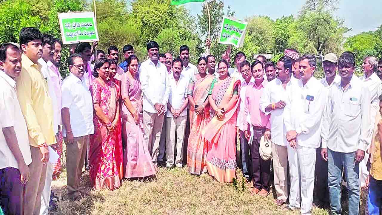 గోదావరి జలాలతో నర్సంపేట సస్యశ్యామలం