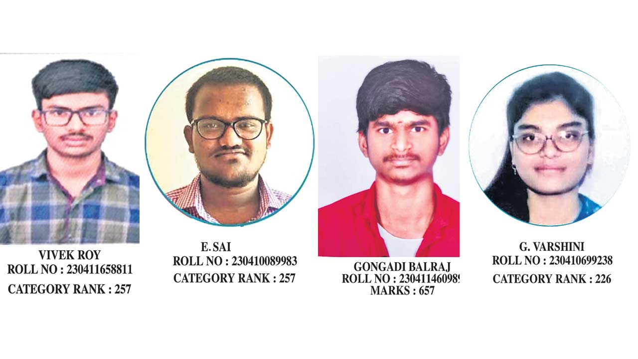 నీట్‌ ఫలితాల్లో ఎస్సార్‌ ప్రభంజనం