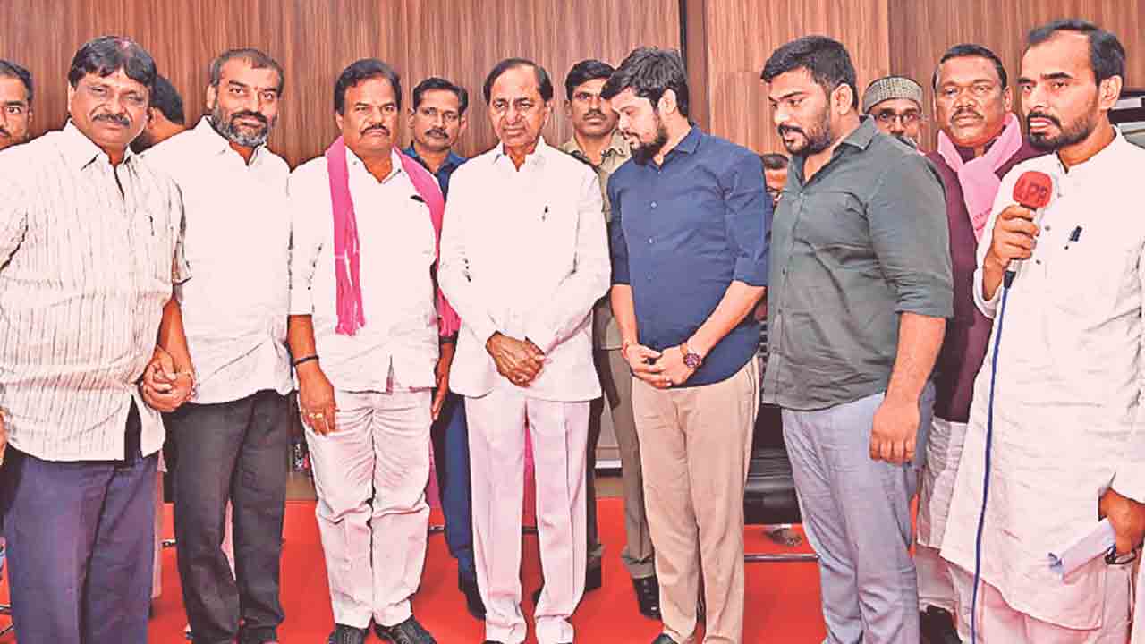 సీఎం కేసీఆర్‌ను కలిసిన ఎమ్మెల్యే జైపాల్‌యాదవ్‌