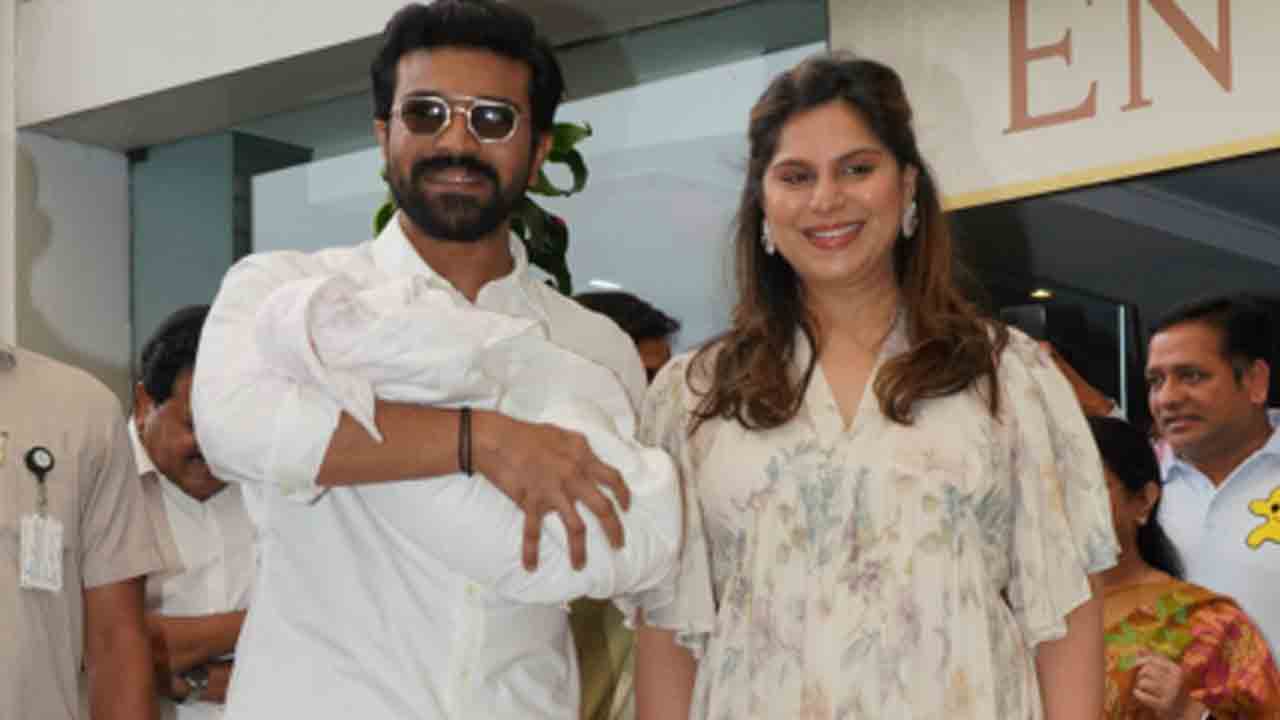 Ram Charan | ఉపాసన డిశ్చార్జ్.. మీడియాతో ముచ్చటించిన రామ్‌చరణ్‌