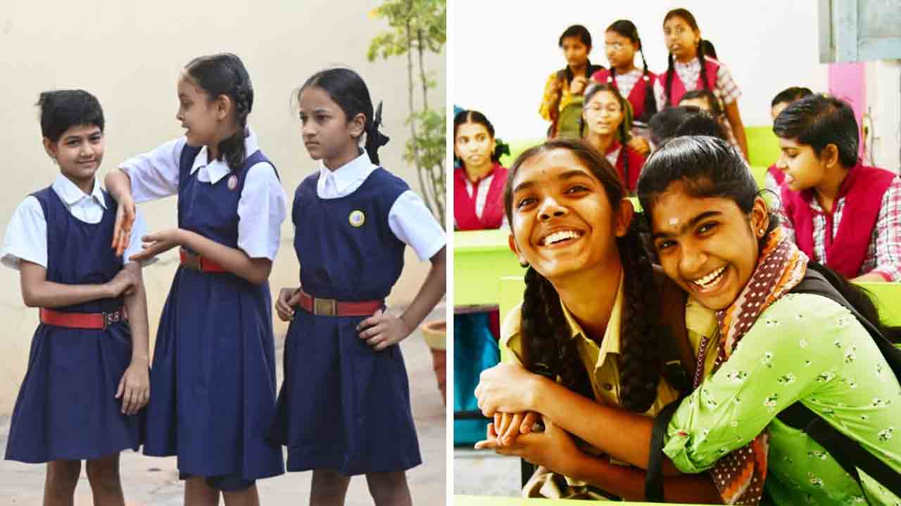 Telangana Schools Reopen | తెలంగాణలో మోగిన బడి గంట.. ఫొటోలు