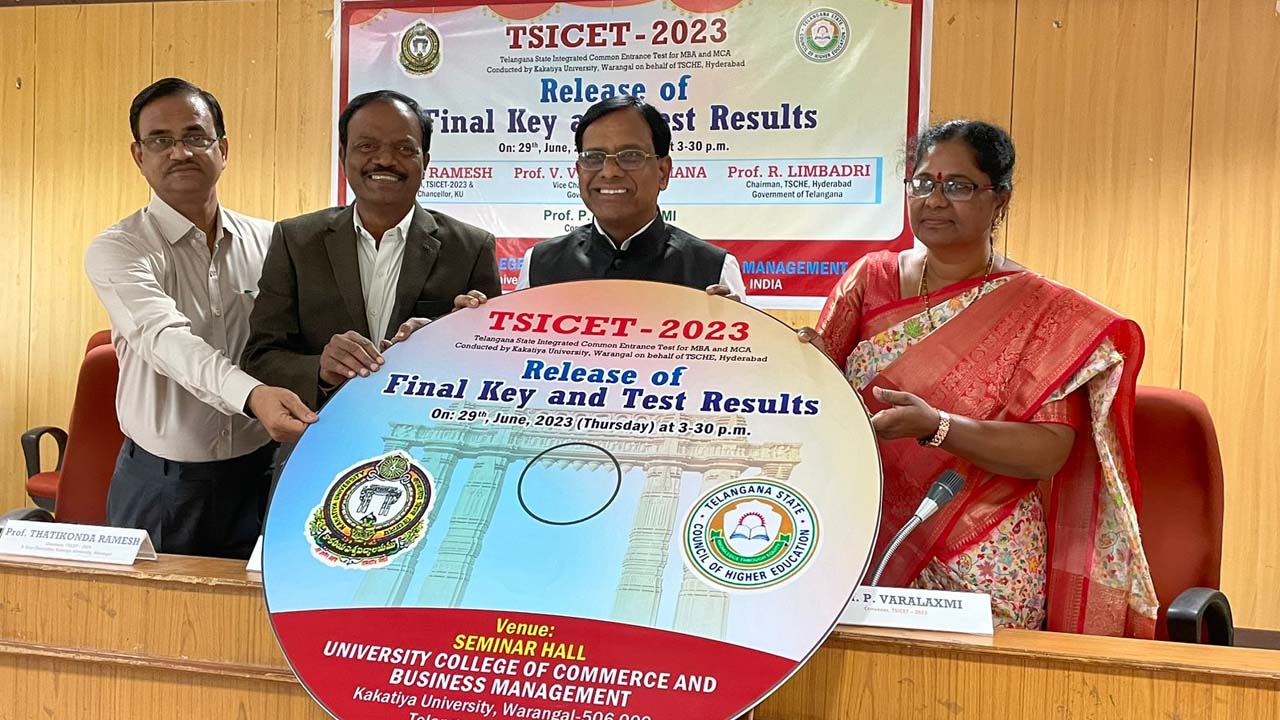 TSICET-2023 Results | తెలంగాణ ఐసెట్‌ ఫలితాలు విడుదల