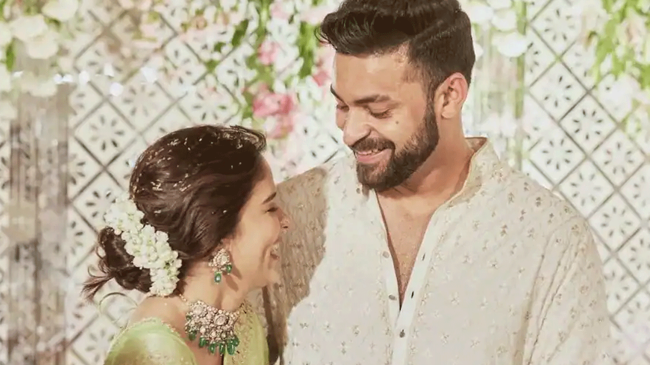 VarunTej-Lavanya | ఘనంగా వరుణ్ తేజ్-లావణ్య త్రిపాఠి ఎంగేజ్‌మెంట్.. సందడి చేసిన మెగా, అల్లు ఫ్యామిలీలు