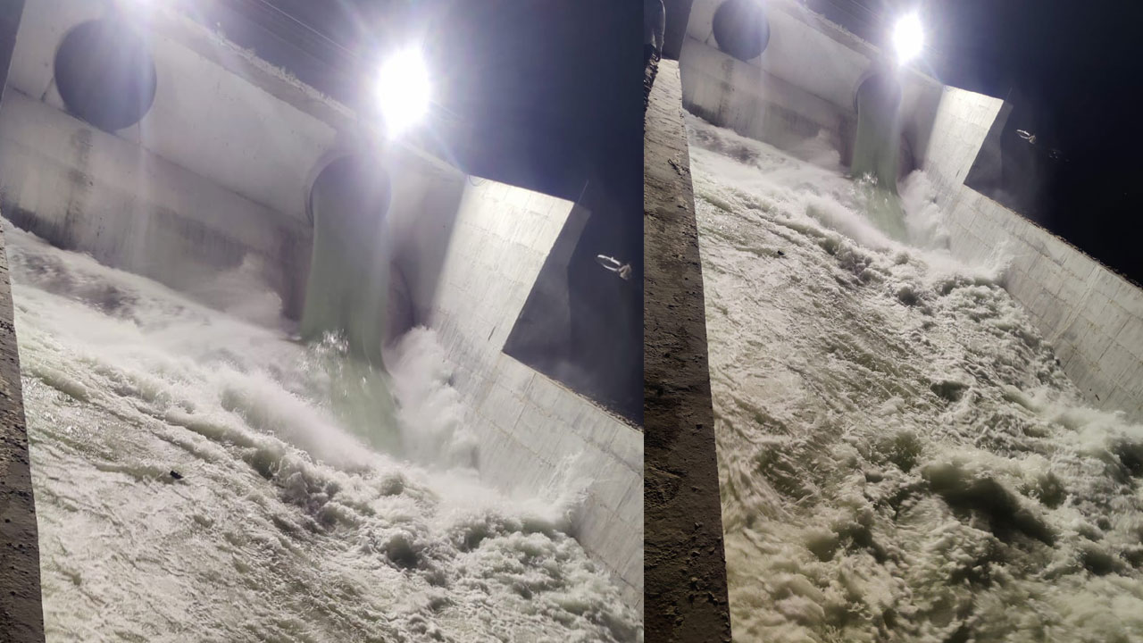 Malakpet Reservoir | మల్కపేట జలాశయం రెండో పంపు ట్రయల్ రన్ సక్సెస్