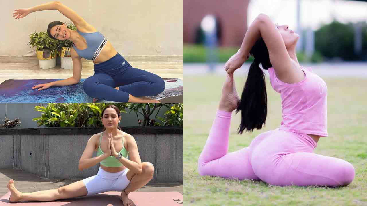 International Yoga Day : సినీ తారల యోగాసనాలు…