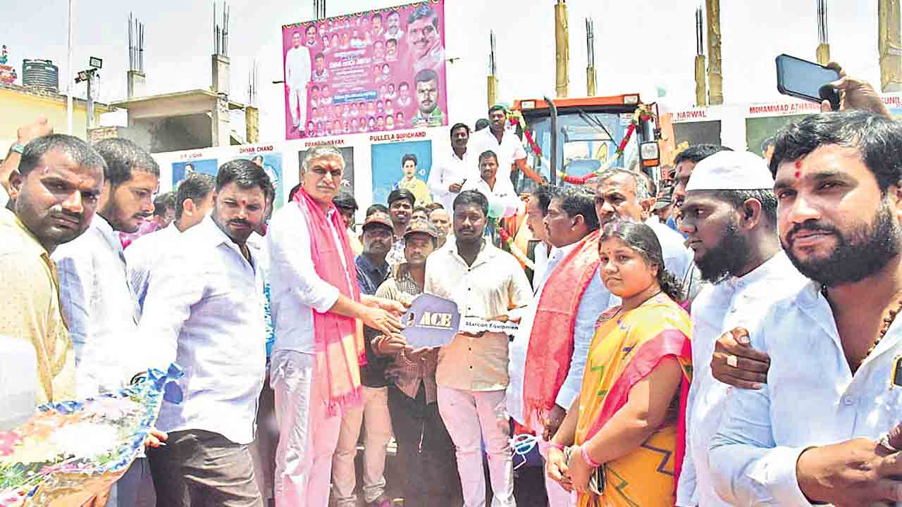 నేడు మెదక్‌ జిల్లాకు మంత్రి హరీశ్‌రావు