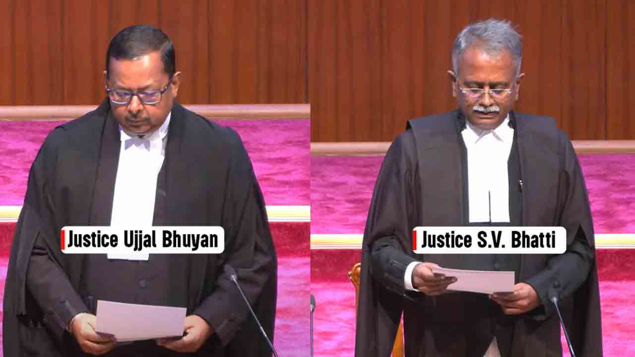 సుప్రీంకోర్టు జడ్జీలుగా ఇద్దరి ప్రమాణం