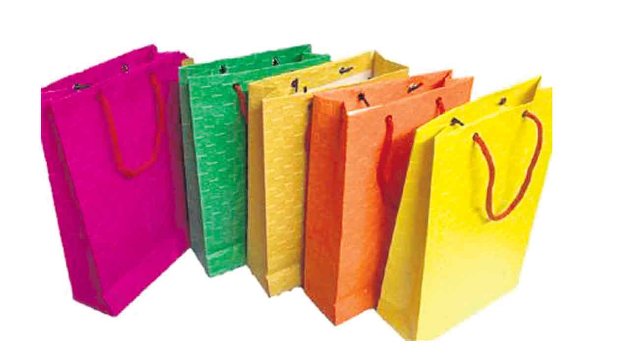 కాగితం సంచులతో పర్యావరణ హితం