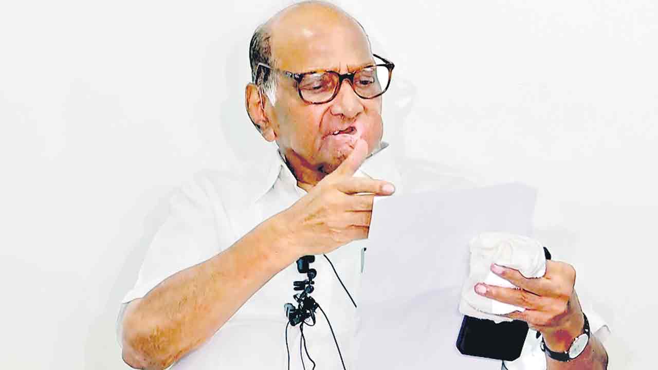 NCP vs NCP | ఇదంతా బీజేపీ కుట్ర.. కొంత మంది ఆ వలలో పడ్డారు : శరద్‌ పవార్‌