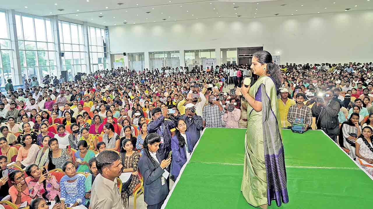 MLC Kavitha | ఆరోపణలు నిరూపిస్తవా.. ముక్కు నేలకు రాస్తవా?.. ఎంపీ అర్వింద్‌పై ఎమ్మెల్సీ కవిత ఫైర్‌