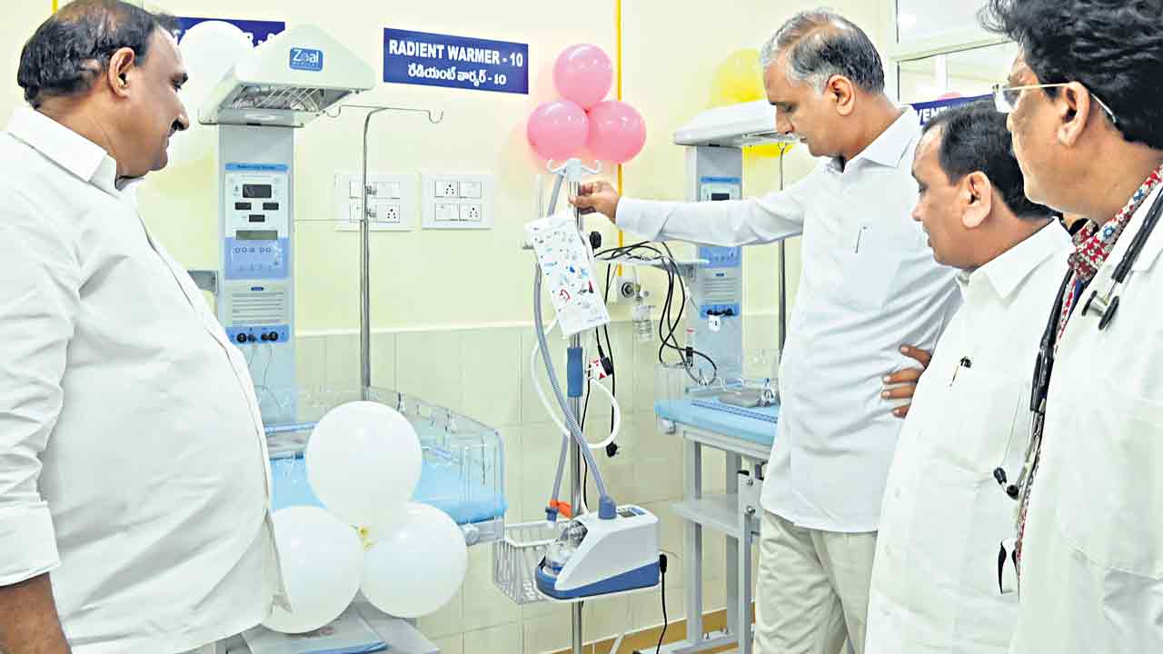 Minister Harish rao |  టీ డయాగ్నస్టిక్స్‌లో ఇక 134 టెస్టులు.. 24 గంటల్లోనే ఫోన్‌కు రిపోర్టులు: మంత్రి హరీశ్‌రావు