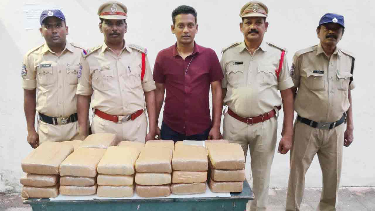 62 కిలోల గంజాయి పట్టివేత