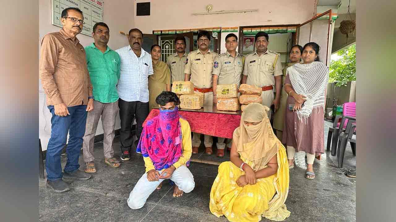 భారీగా గంజాయి పట్టివేత