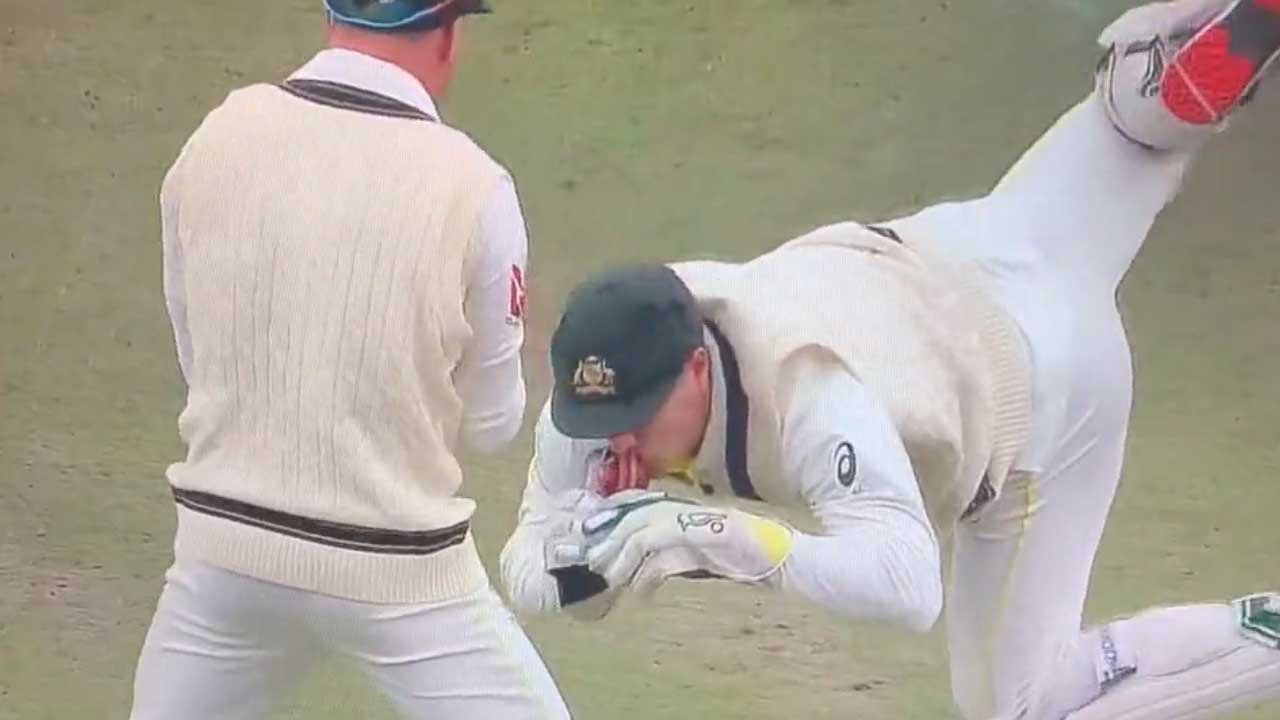 Alex Carey | క్రికెట్‌లో ఇప్పటివరకు ఇలాంటిది జరగలే.. మూతితో క్యాచ్‌ పట్టిన ఆసీస్‌ వికెట్‌ కీపర్‌.. వైరల్‌గా వీడియో