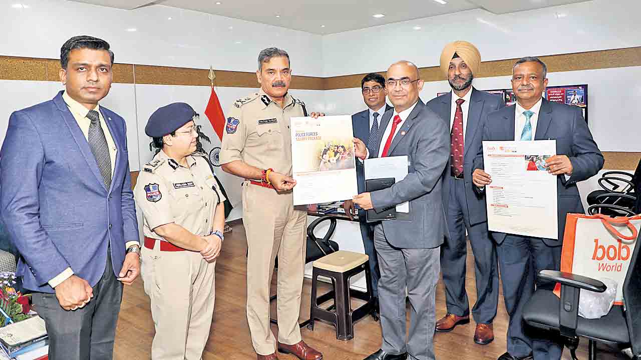 బీవోబీతో పోలీస్‌శాఖ ఒప్పందం