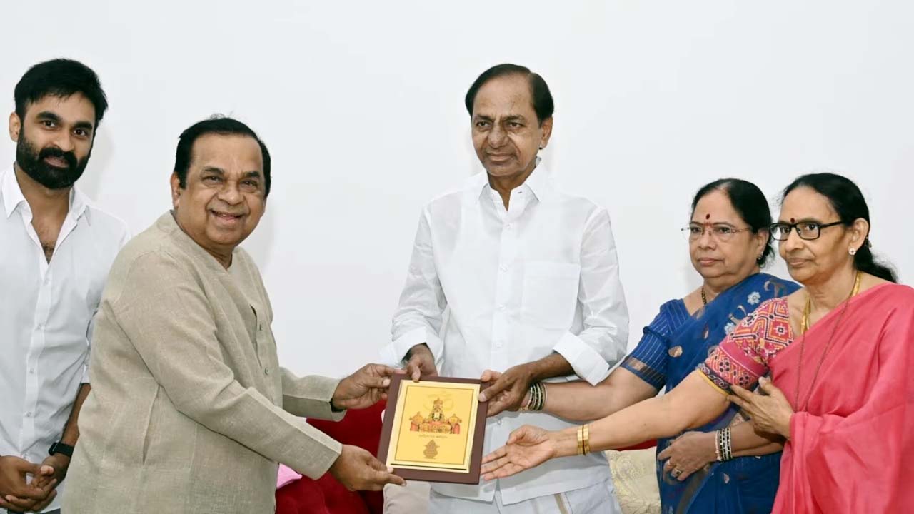 Brahmanandam | సీఎం కేసీఆర్‌ను కలిసిన బ్రహ్మానందం.. తనయుడి పెళ్లికి రావాలని ఆహ్వానం..