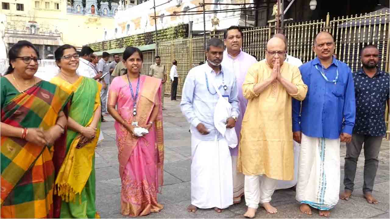 Chandrayan-3 | రేపు చంద్రయాన్‌-3 ప్రయోగం.. తిరుమల శ్రీవారిని దర్శించుకున్న ఇస్రో సైంటిస్టులు