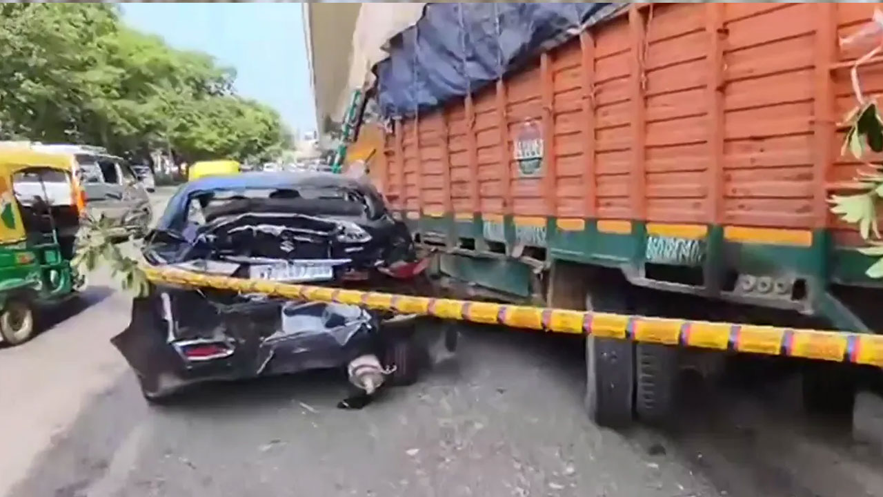 Inspector Jagbir Singh | ఆగి ఉన్న కారును ఢీకొట్టిన ట్రక్కు.. సీఐ దుర్మరణం.. ప్రమాదమా? హత్యా?