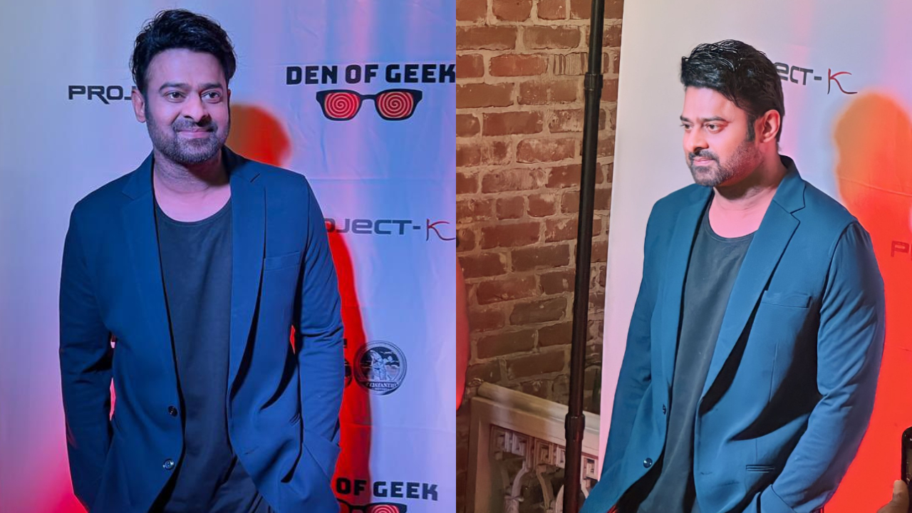 Project K Prabhas Look | శాన్ డియాగో కామిక్ కాన్‌లో వింటేజ్ లుక్స్‌తో  ప్రభాస్.. ఫోటోలు వైరల్