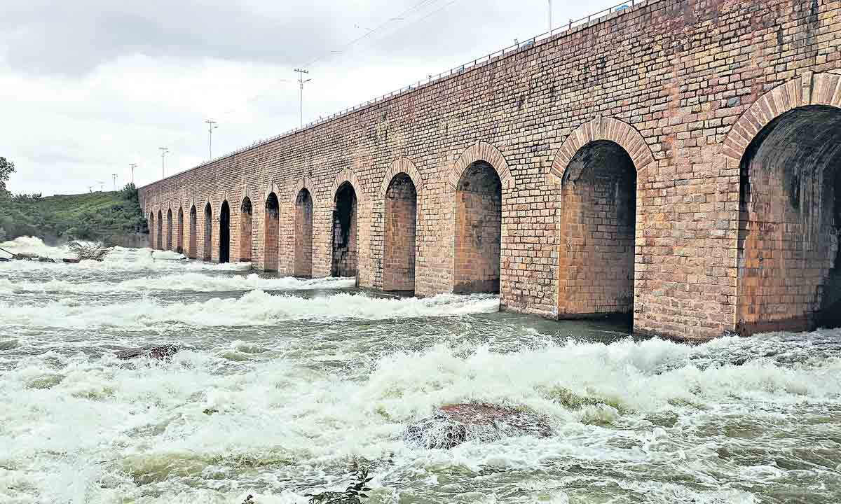 మూసీలోకి 4120 క్యూసెక్కుల వరద నీరు