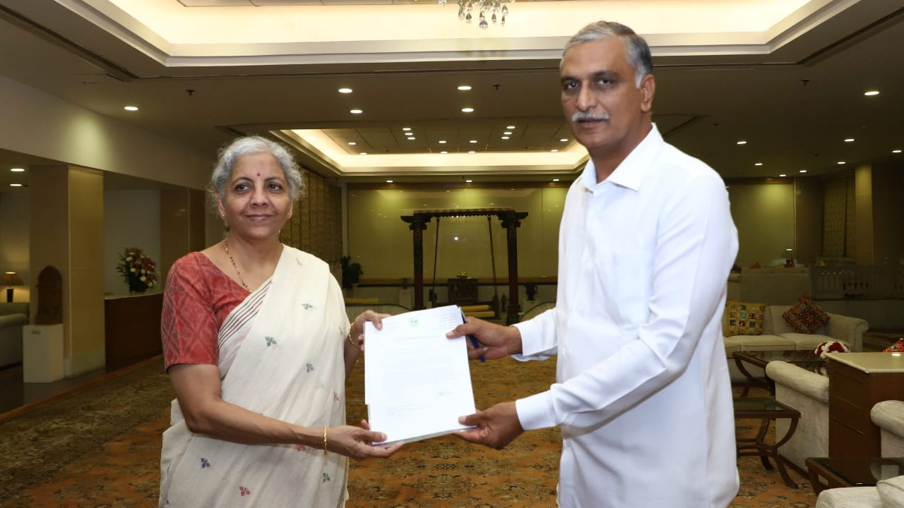 Minister Harish Rao | కేంద్ర ఆర్థిక, జల్‌శక్తి మంత్రులతో హరీశ్‌రావు భేటీ..!