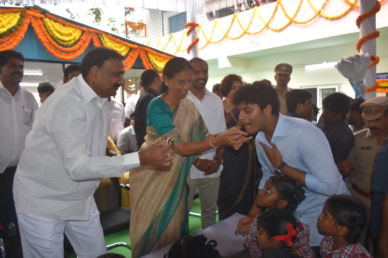 Himanshu Rao Kalvakuntla  Develops Govt School With Rs 1 Crore And Opening Today On His Birthday (18)