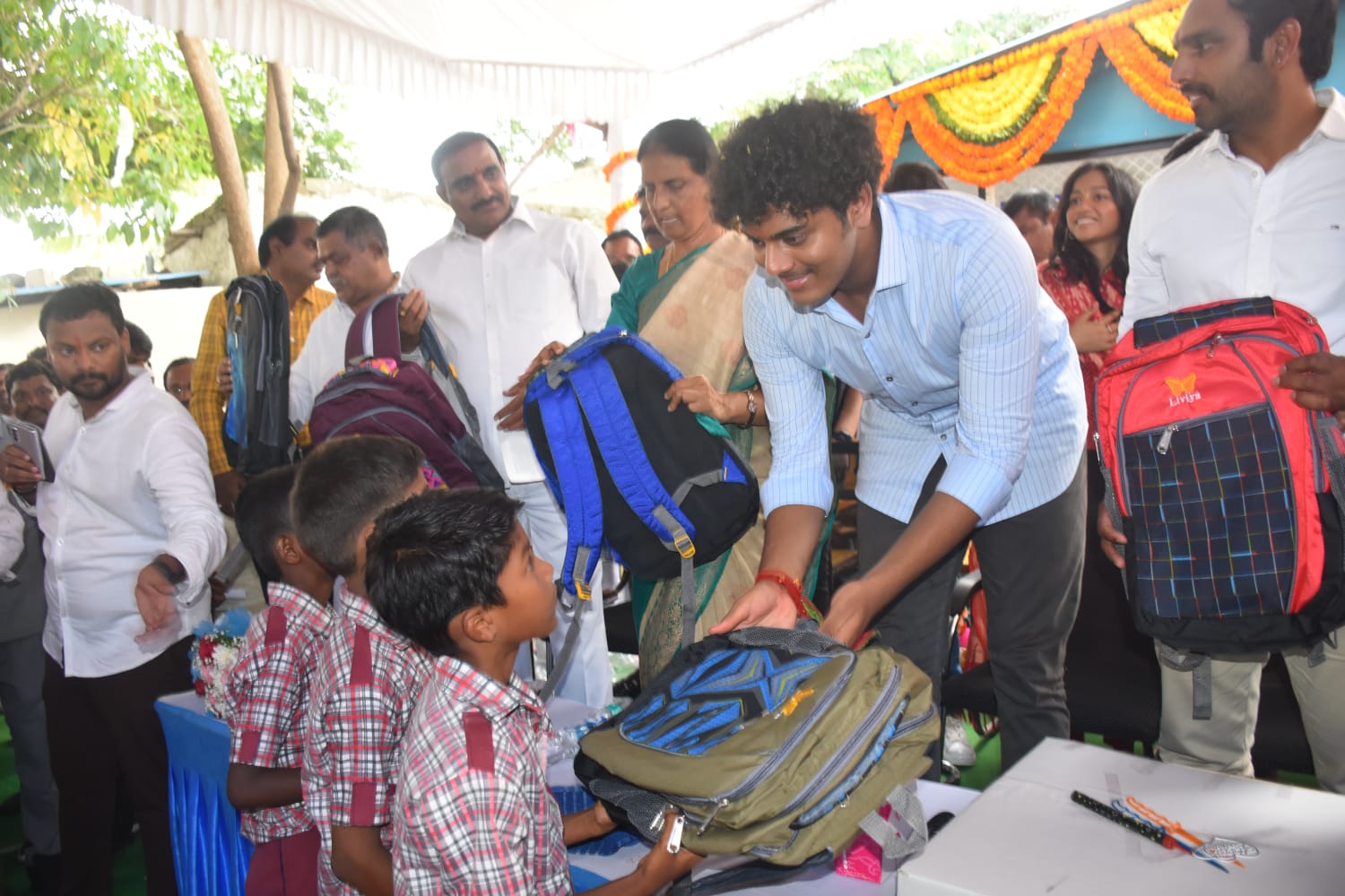 Himanshu Rao Kalvakuntla  Develops Govt School With Rs 1 Crore And Opening Today On His Birthday (9)