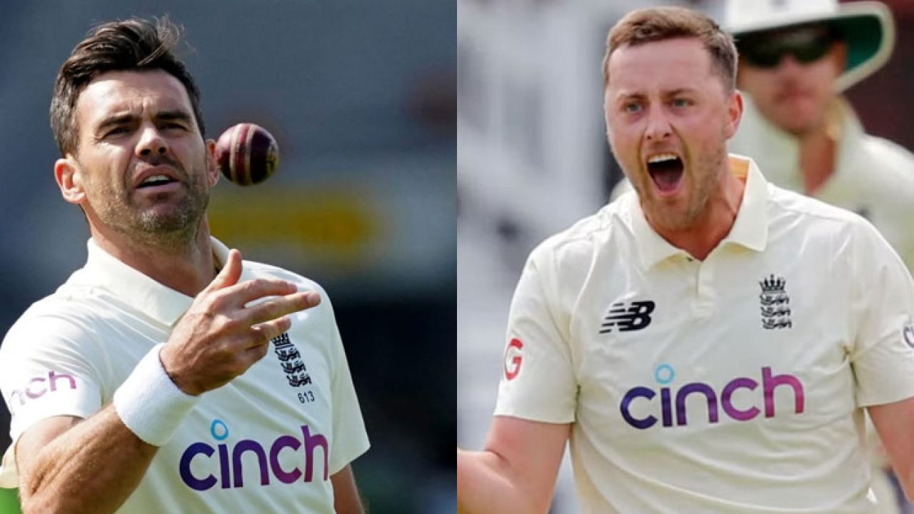 James Anderson And Ollie Robinson