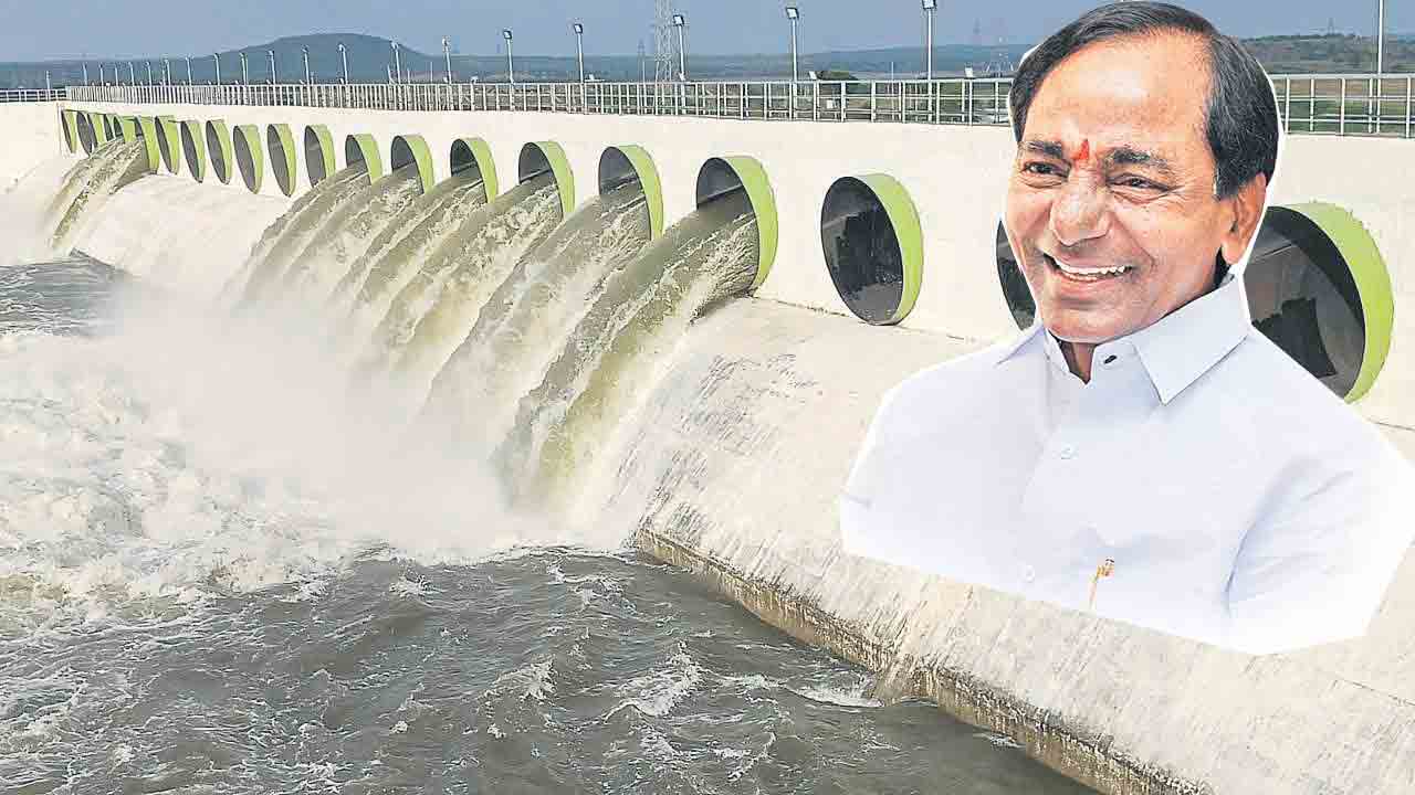 కరువు తీర్చేలా కాళేశ్వరం పరవళ్లు