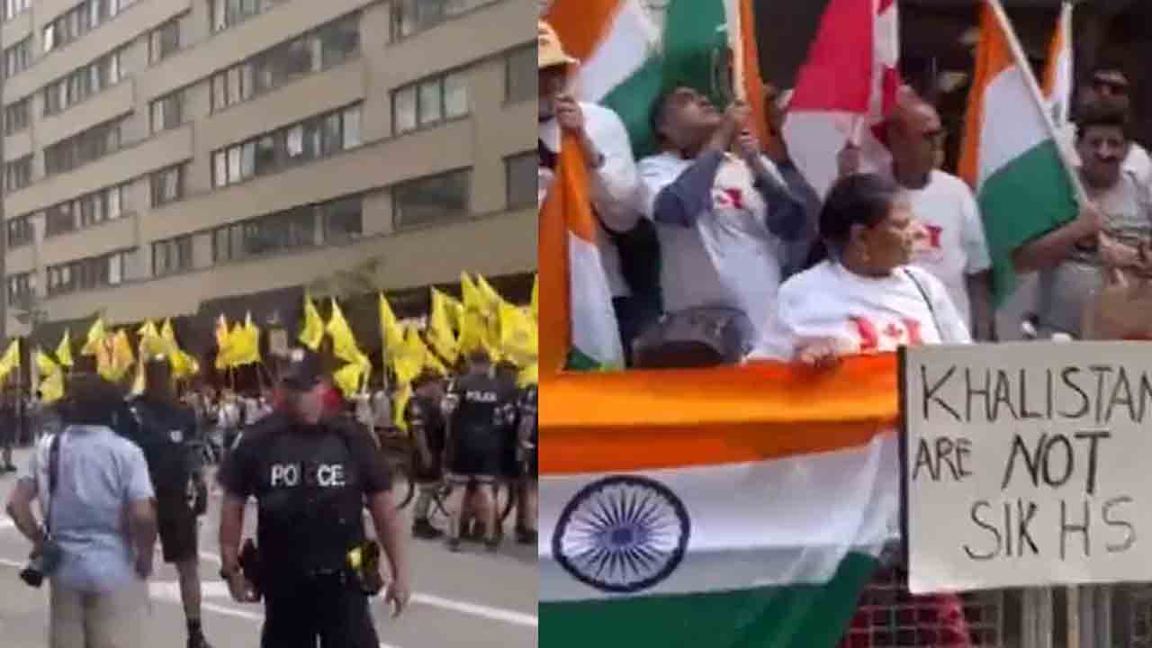 కెనడా, లండన్‌లో ‘ఖలిస్థాన్‌’ నిరసనలు