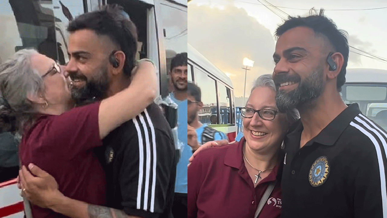 Virat Kohli | కోహ్లీని హత్తుకొని ఉద్వేగానికి లోనైన విండీస్ క్రికెటర్ తల్లి.. వీడియో