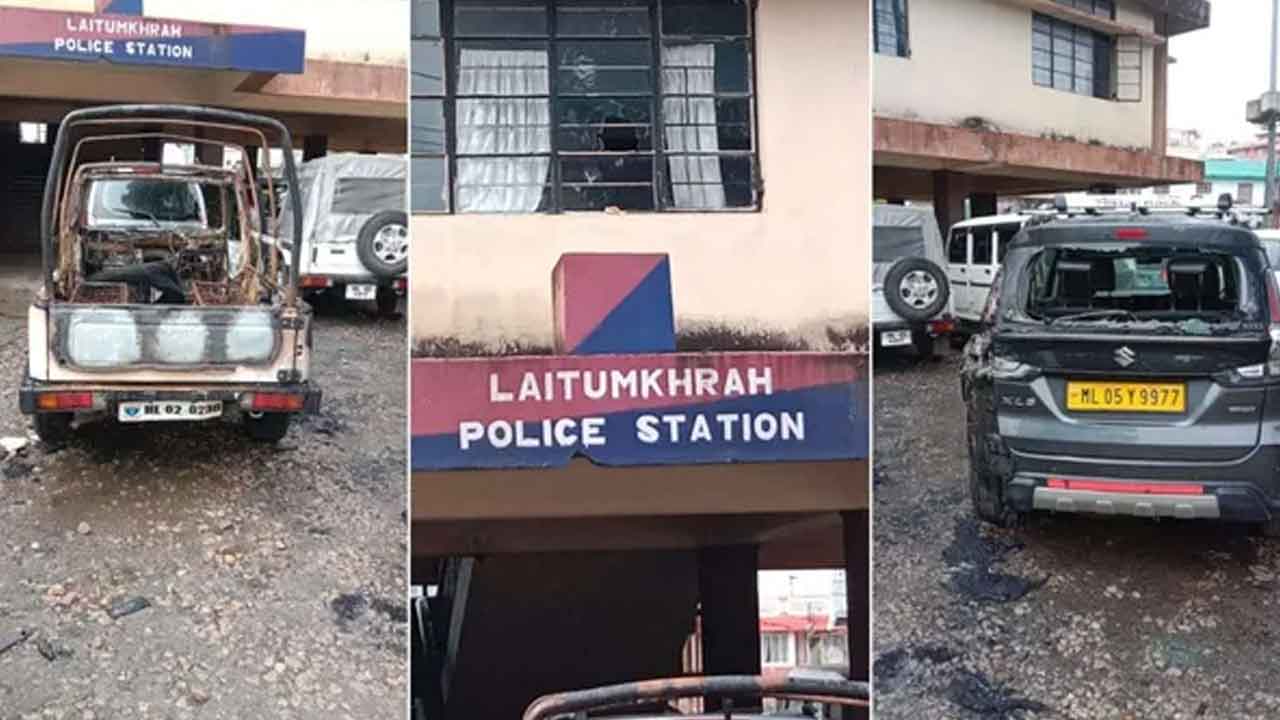 మేఘాలయలో పోలీస్‌ స్టేషన్‌పై దాడి