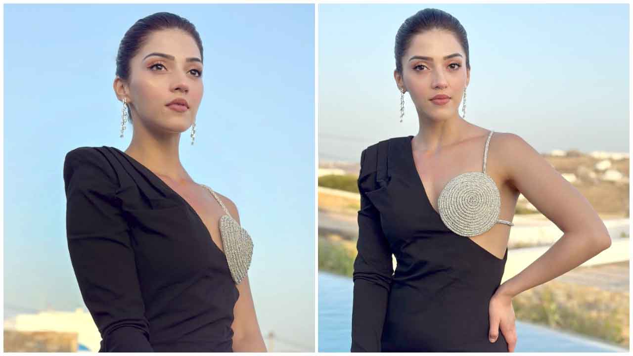 Mehreen Pirzada | బ్లాక్ డ్రెస్‌లో మదిని దోచుకుంటున్న మెహ్రీన్ పిర్జాదా..