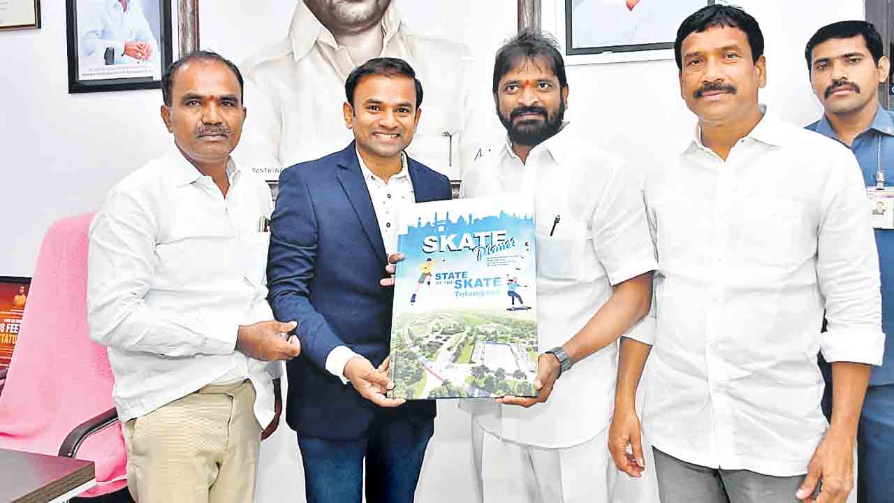 స్కేటింగ్‌ అకాడమీకి ప్రభుత్వ సహకారం : మంత్రి శ్రీనివాస్‌గౌడ్‌