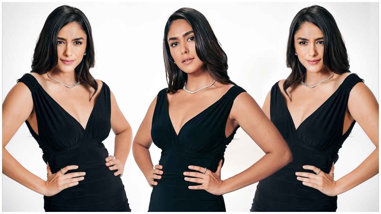 Mrunal Thakur | బ్లాక్ డ్రెస్‌లో హొయలు పోయిన మృణాల్ ఠాకూర్..