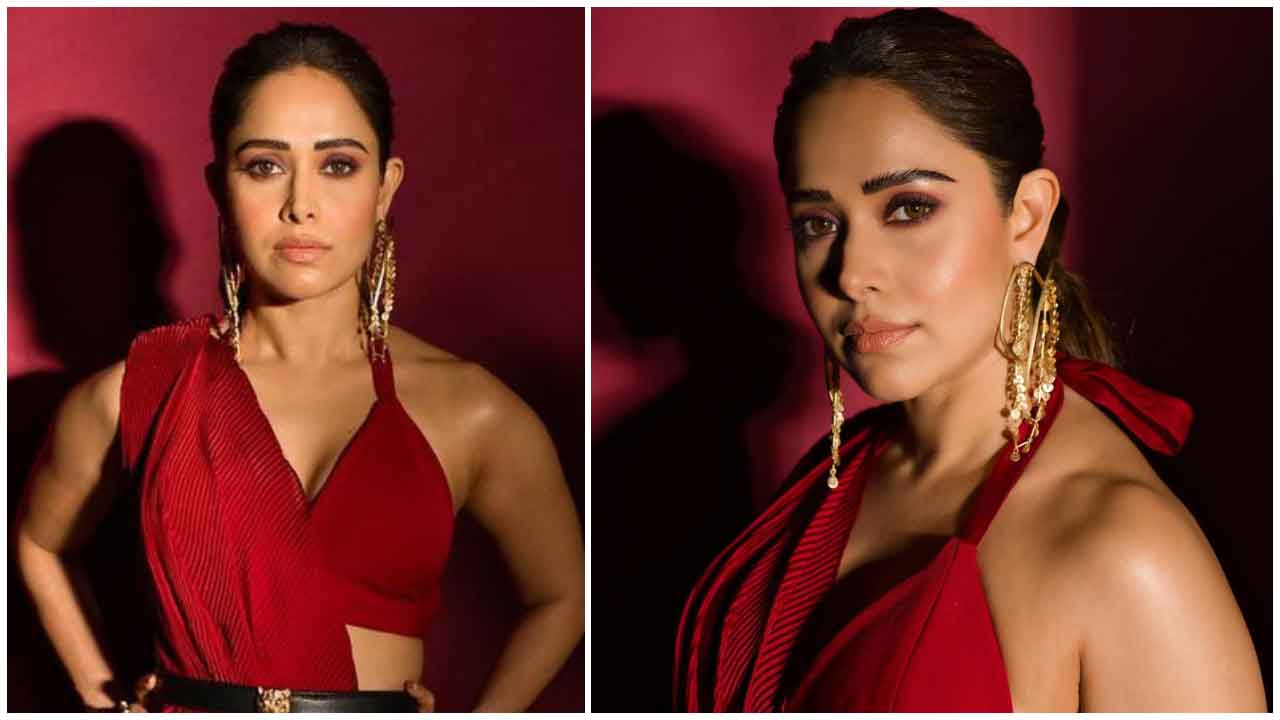 Nushrratt Bharuccha | ఎరుపెక్కిన అందాలతో మురిపిస్తున్న నుష్రత్ బరుచా..