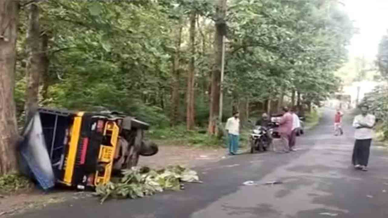 రోడ్డు ప్రమాదంలో మహిళా ఆటోడ్రైవర్‌ మృతి