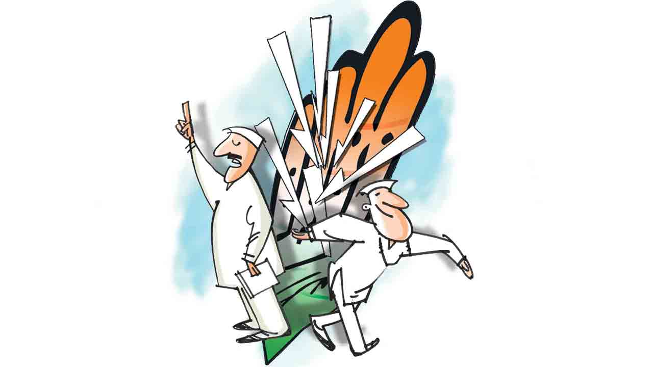 హస్తం.. అల్లకల్లోలం